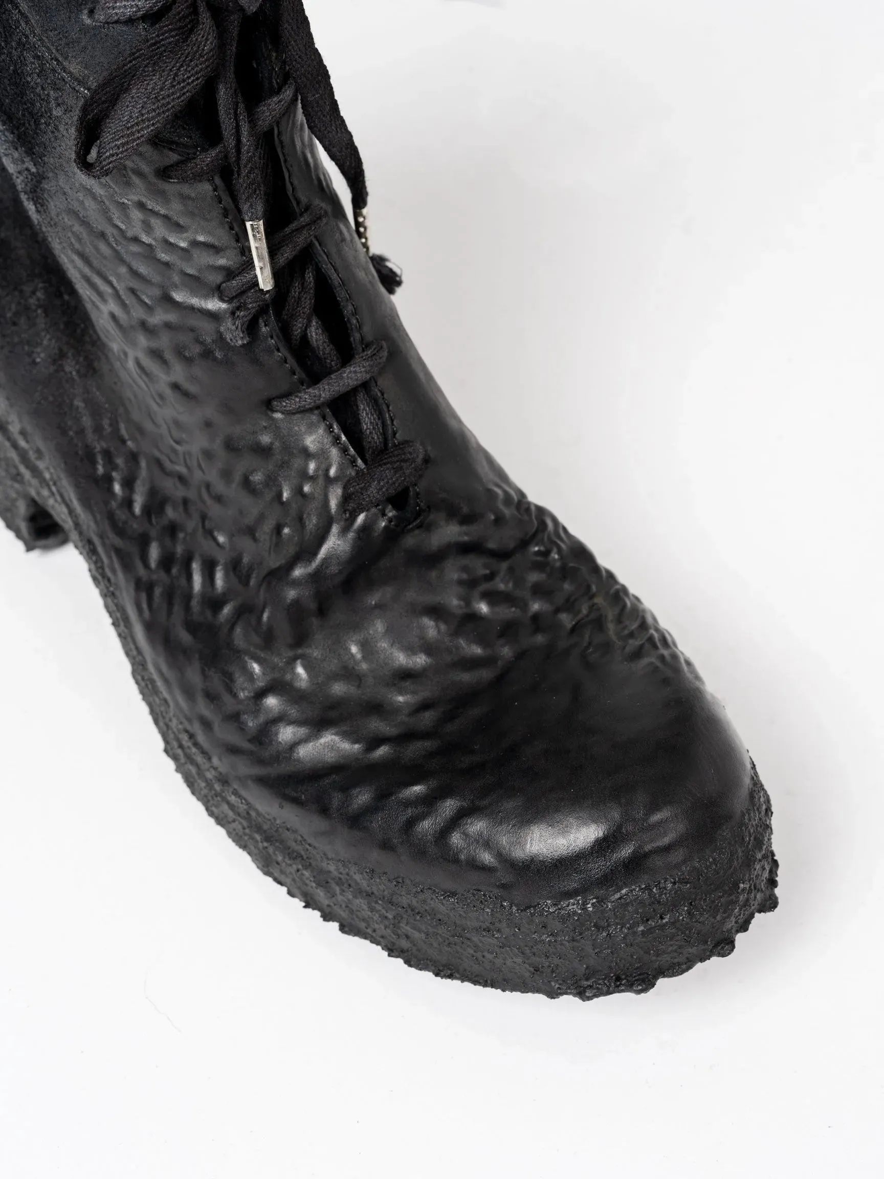 Mid Waxed Horse Leather Boots
