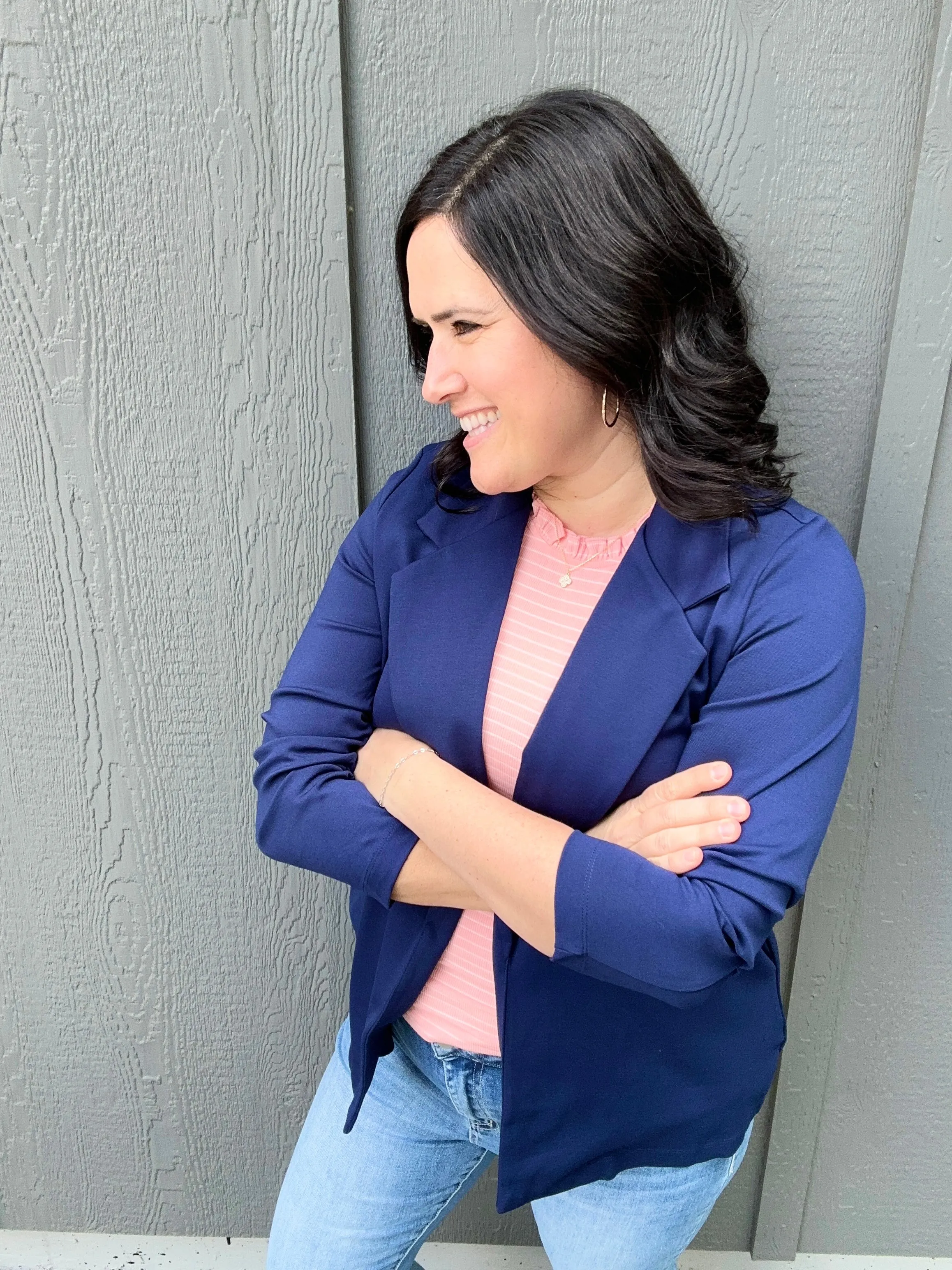 Navy Blazer Jacket