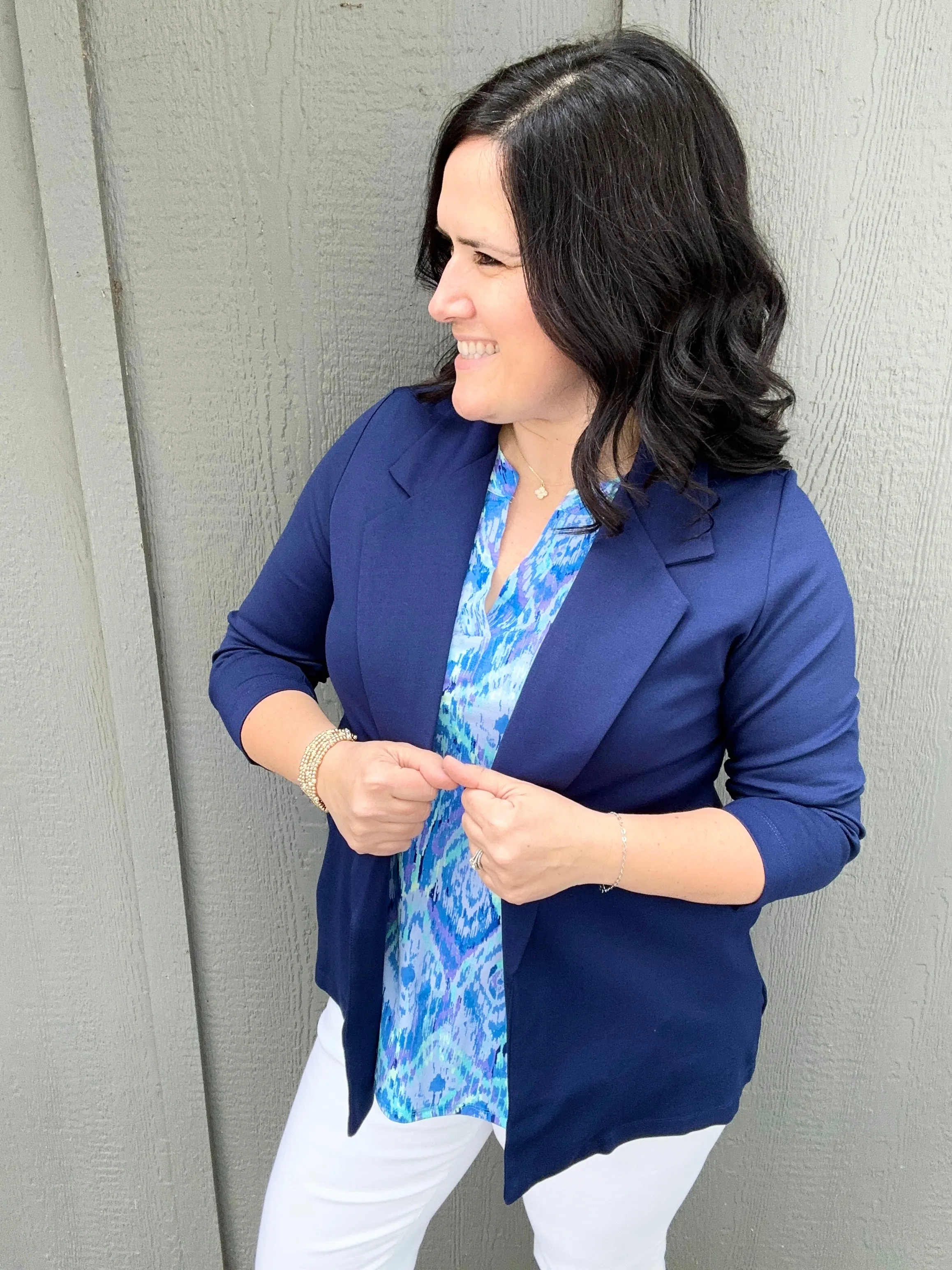 Navy Blazer Jacket
