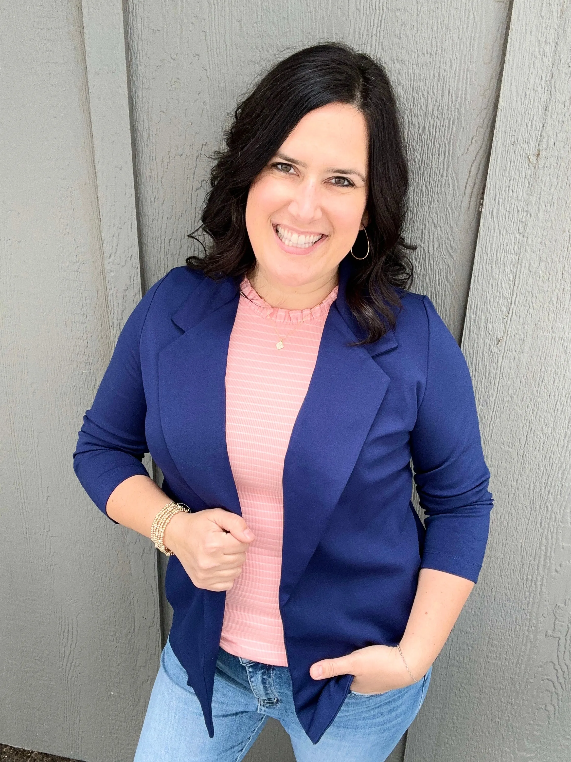 Navy Blazer Jacket