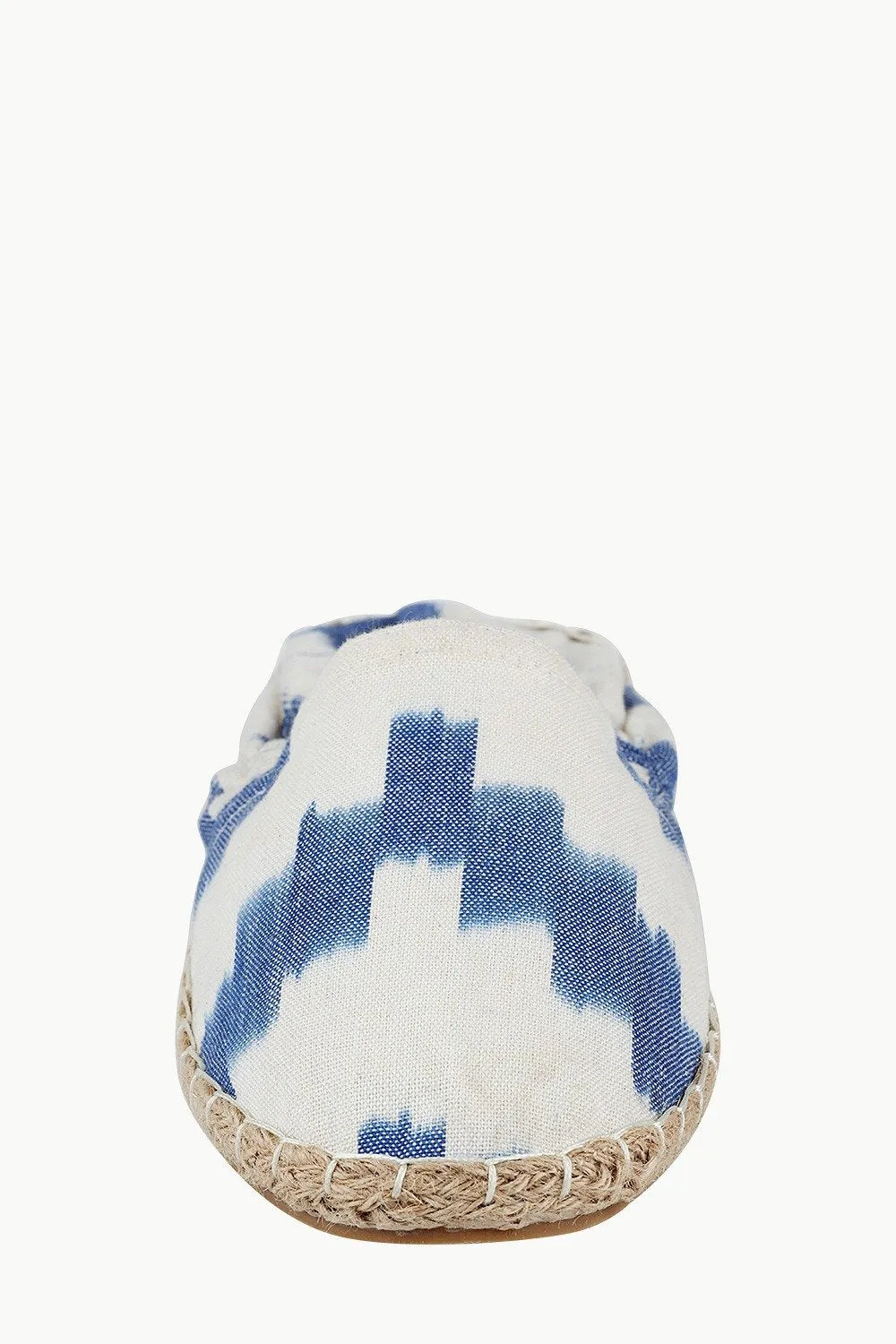 Navy Ikat Weave Espadrilles