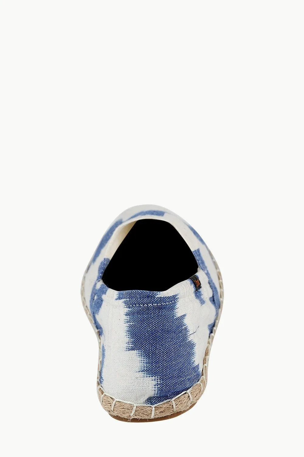 Navy Ikat Weave Espadrilles