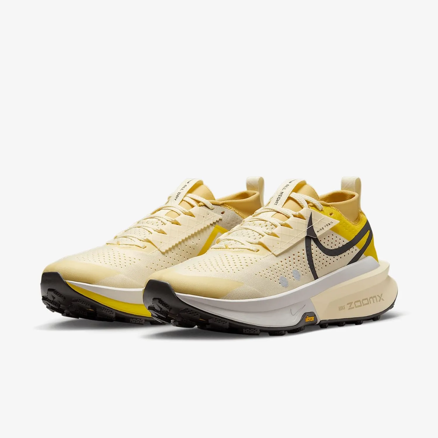 Nike Zegama 2 Men's Trail Running Shoes (FD5190-700, Alabaster/Lightning/Saturn Gold/Medium Ash)