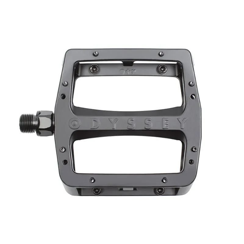 Odyssey Black Grandstand V2 Alloy Bicycle Pedals
