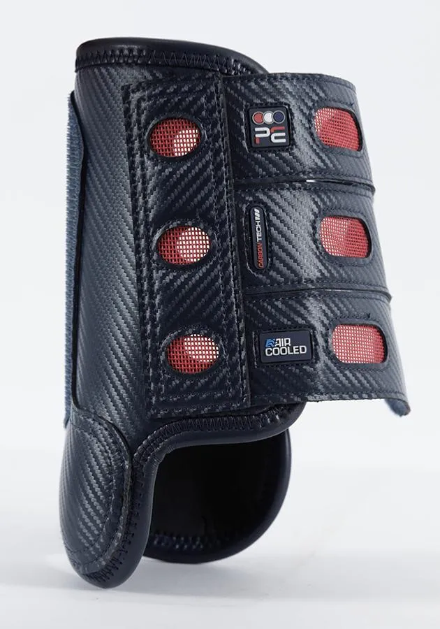 PEI Carbon Tech Air Cooled Eventing Horse Boots (front, navy)
