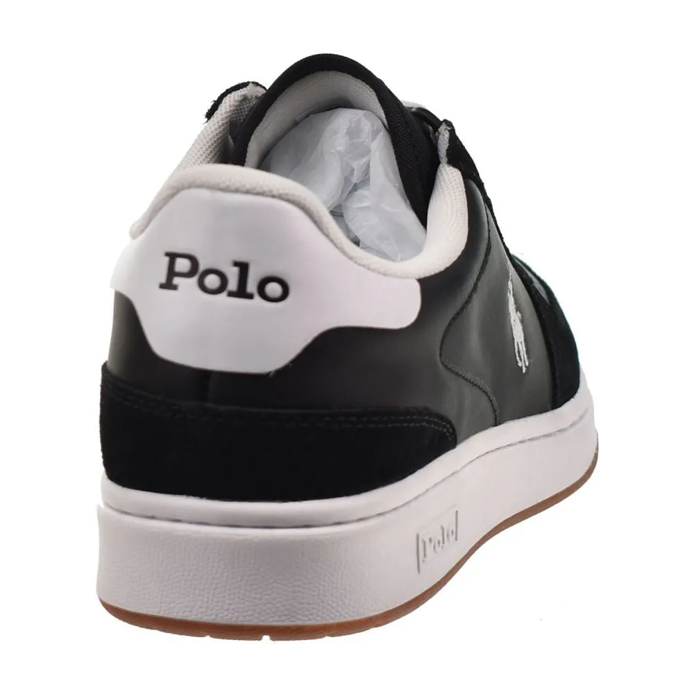 Polo Ralph Lauren Court Suede/Leather Men's Shoes Black 809834463-001