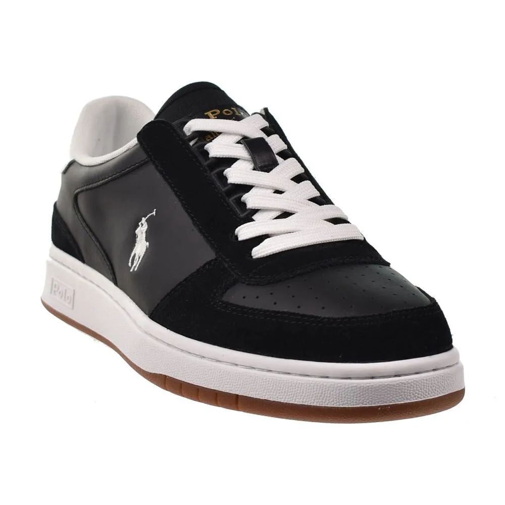 Polo Ralph Lauren Court Suede/Leather Men's Shoes Black 809834463-001