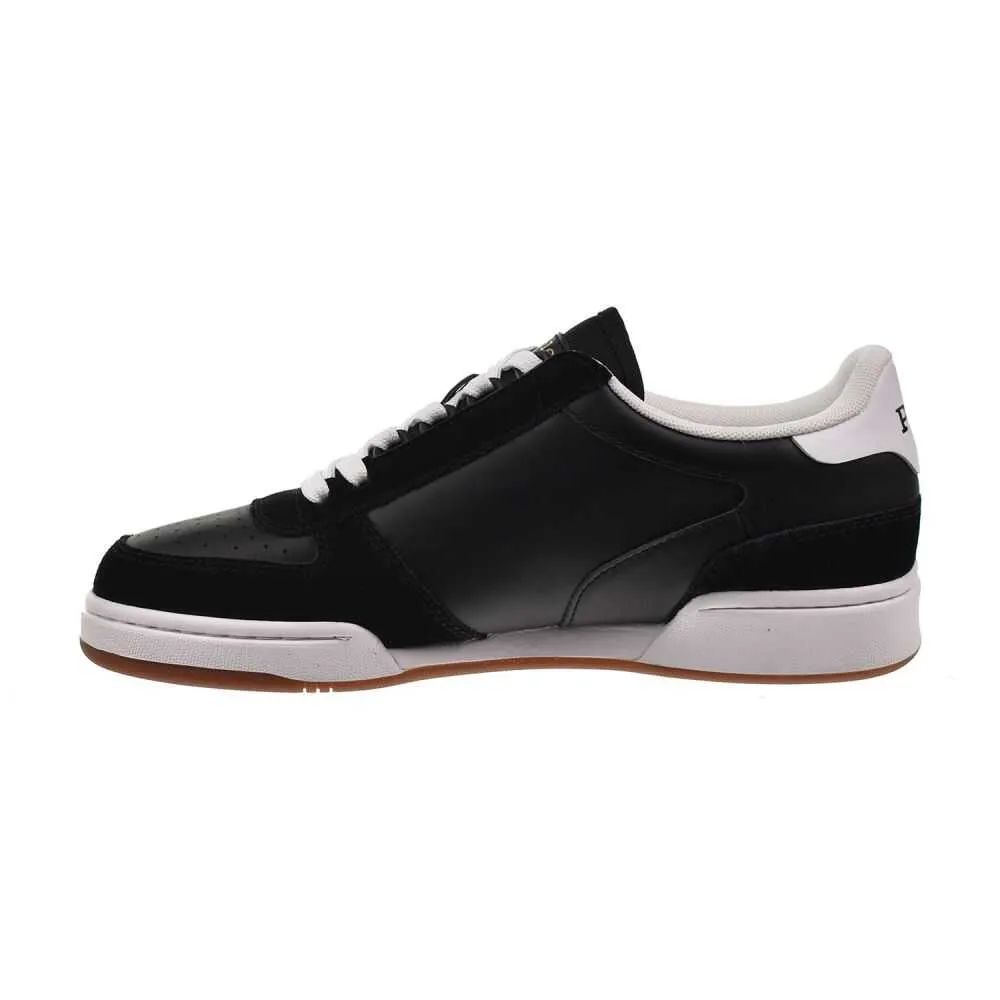 Polo Ralph Lauren Court Suede/Leather Men's Shoes Black 809834463-001