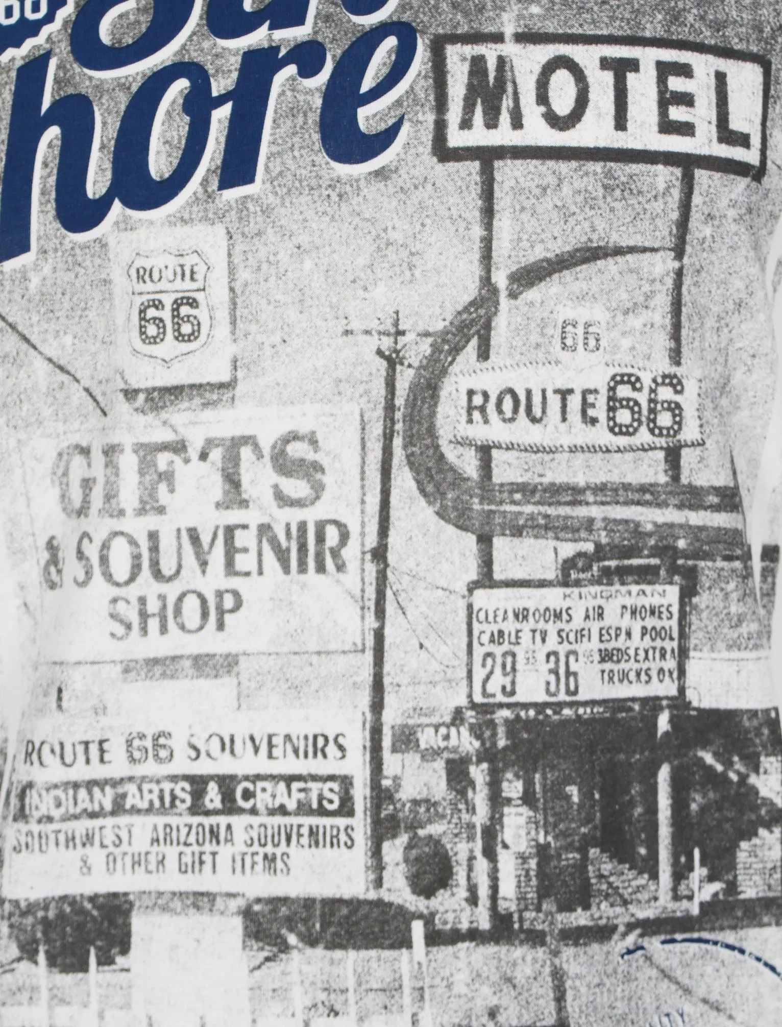 Print T-Shirt in Ivory  - South Shore