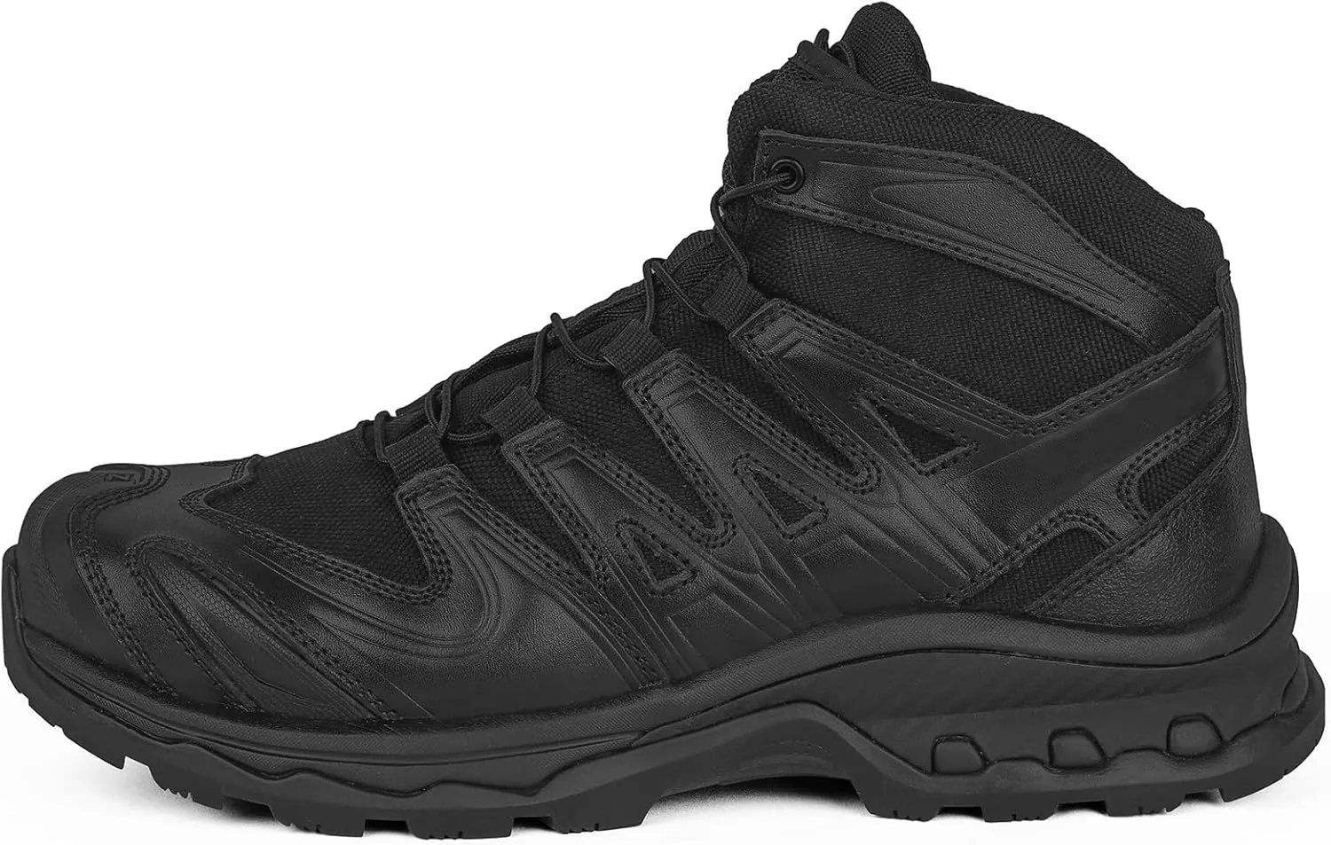 QUNLON Waterproof Hiking Boots for Men Lightweight Ankle Walking Boots Breathable Outdoor Trekking Shoes