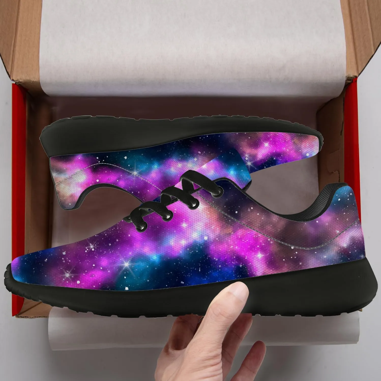 Running Shoes for Women Men Galaxy Shoes 3D Print Sneakers Gifts for Women Men
