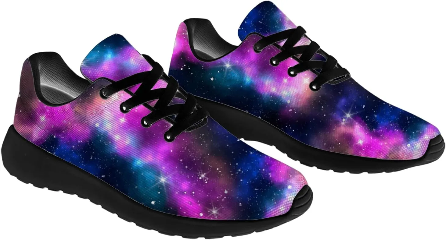 Running Shoes for Women Men Galaxy Shoes 3D Print Sneakers Gifts for Women Men