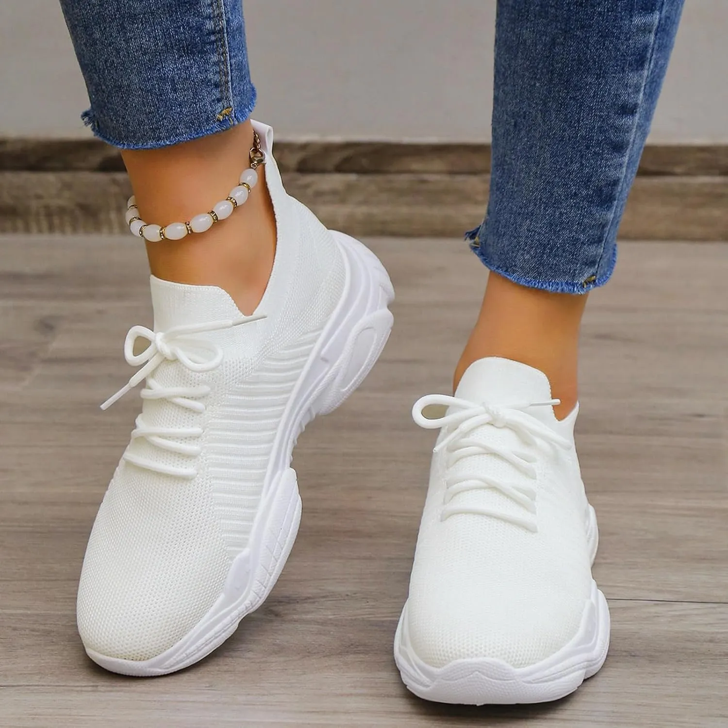 SBGMoSJ Plantar Fasciitis Shoes Women Black Flats Zapatos Ortopedicos para Mujer Bonitos Orange and White Gym Shoes for Women Black Running Sneakers for Women Orthopedic Sneakers for Women Wide Width