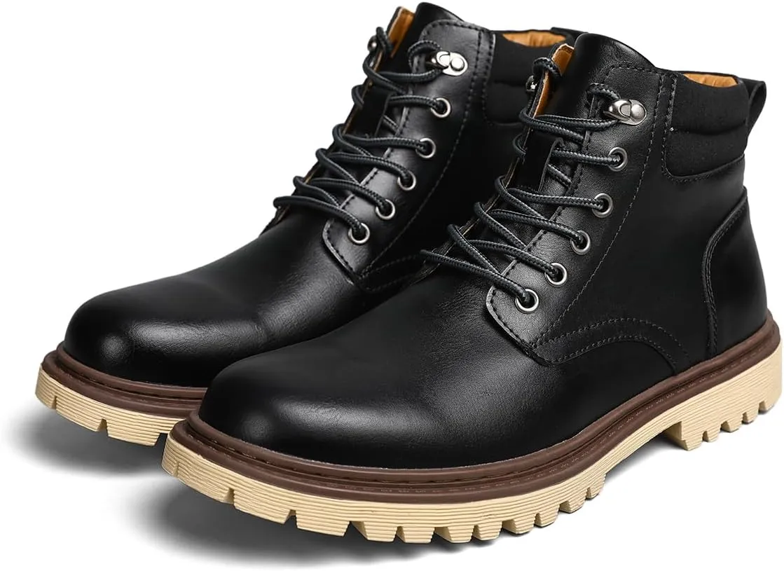 Shaire Men's non slip soft soled work boots and hiking boots