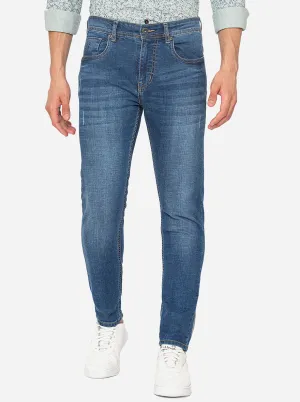 Stone Blue Washed Rider Fit Jeans | JadeBlue