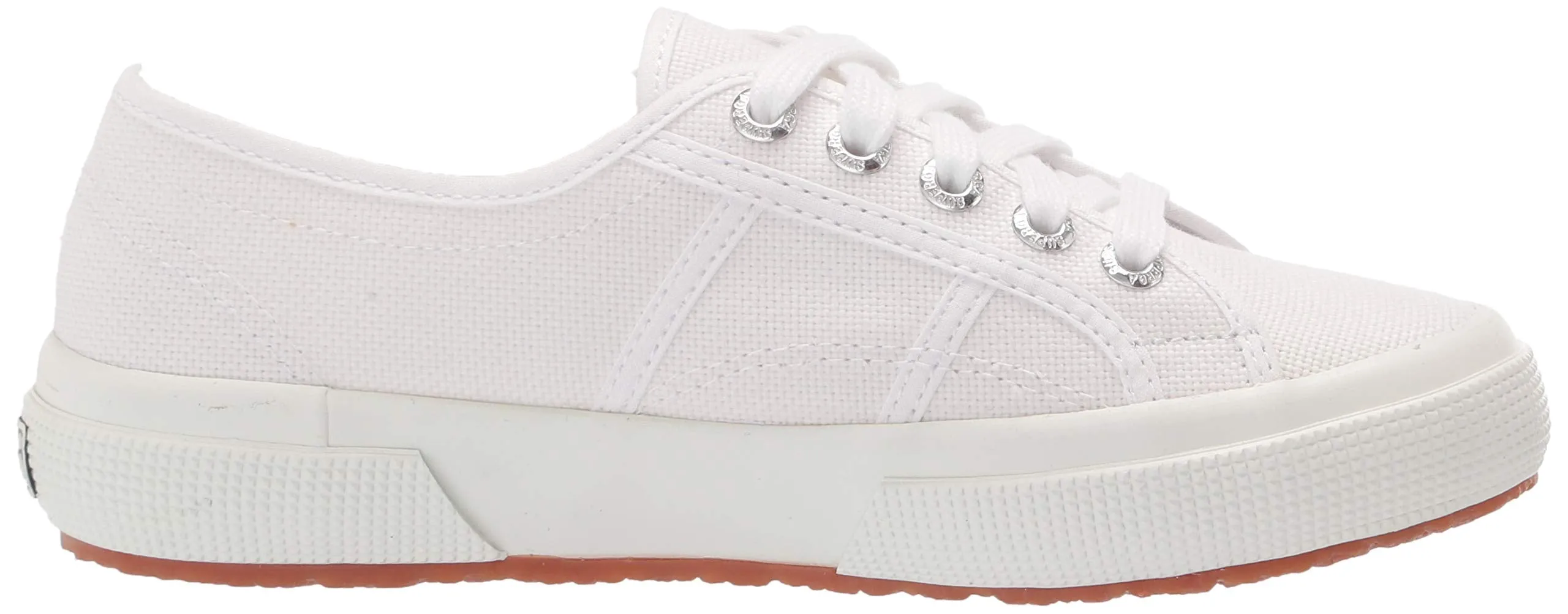 Superga 2750 Cotu Classic Unisex Lace Up Rounded Toe Fashion Shoe Sneaker White