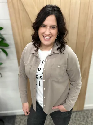 Taupe Mildred Top