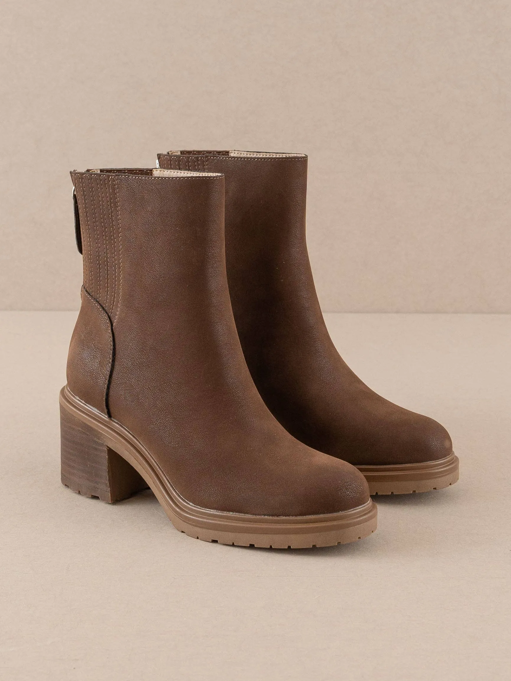 The Megan | Chelsea Bootie - Coffee