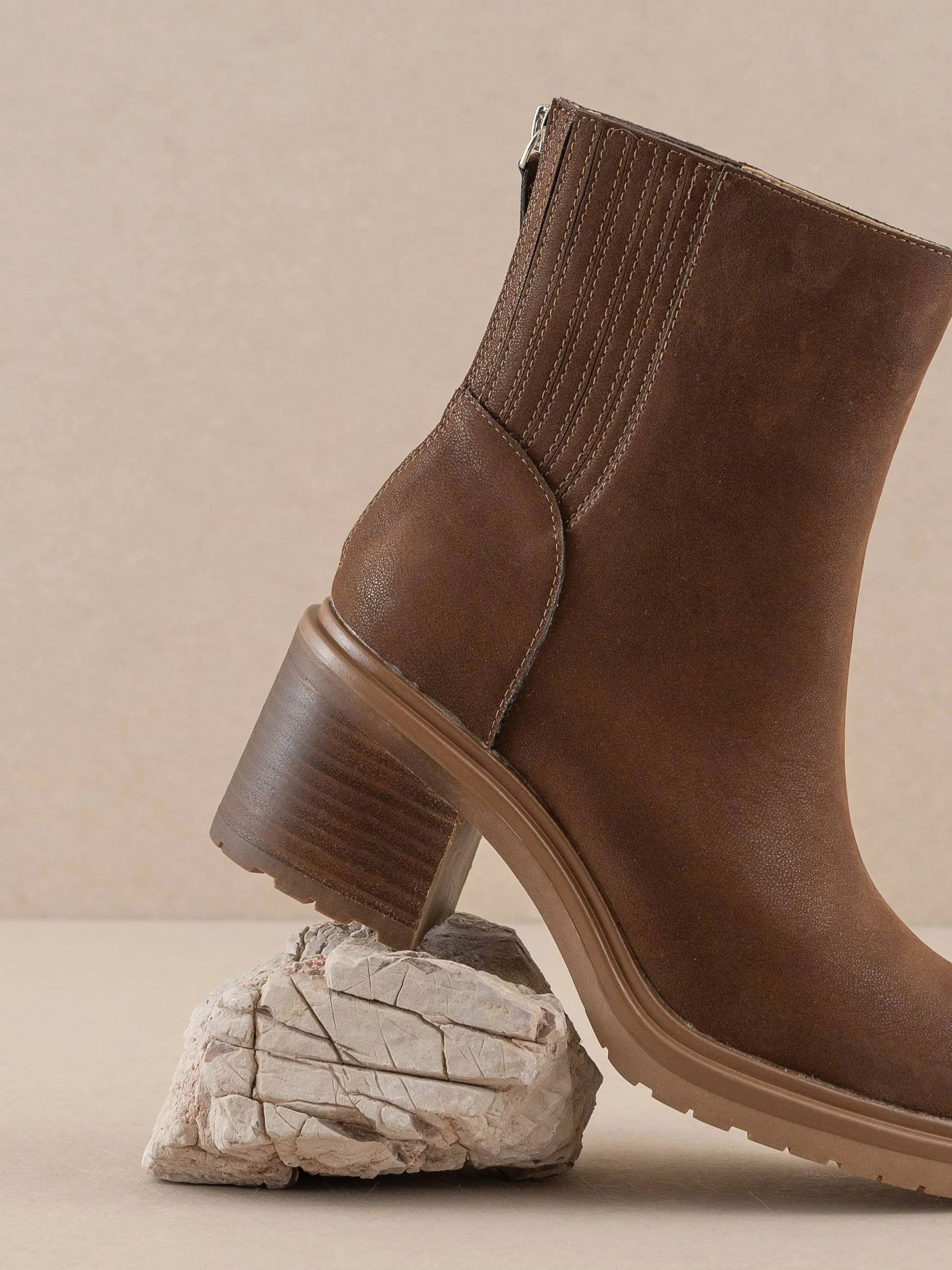 The Megan | Chelsea Bootie - Coffee
