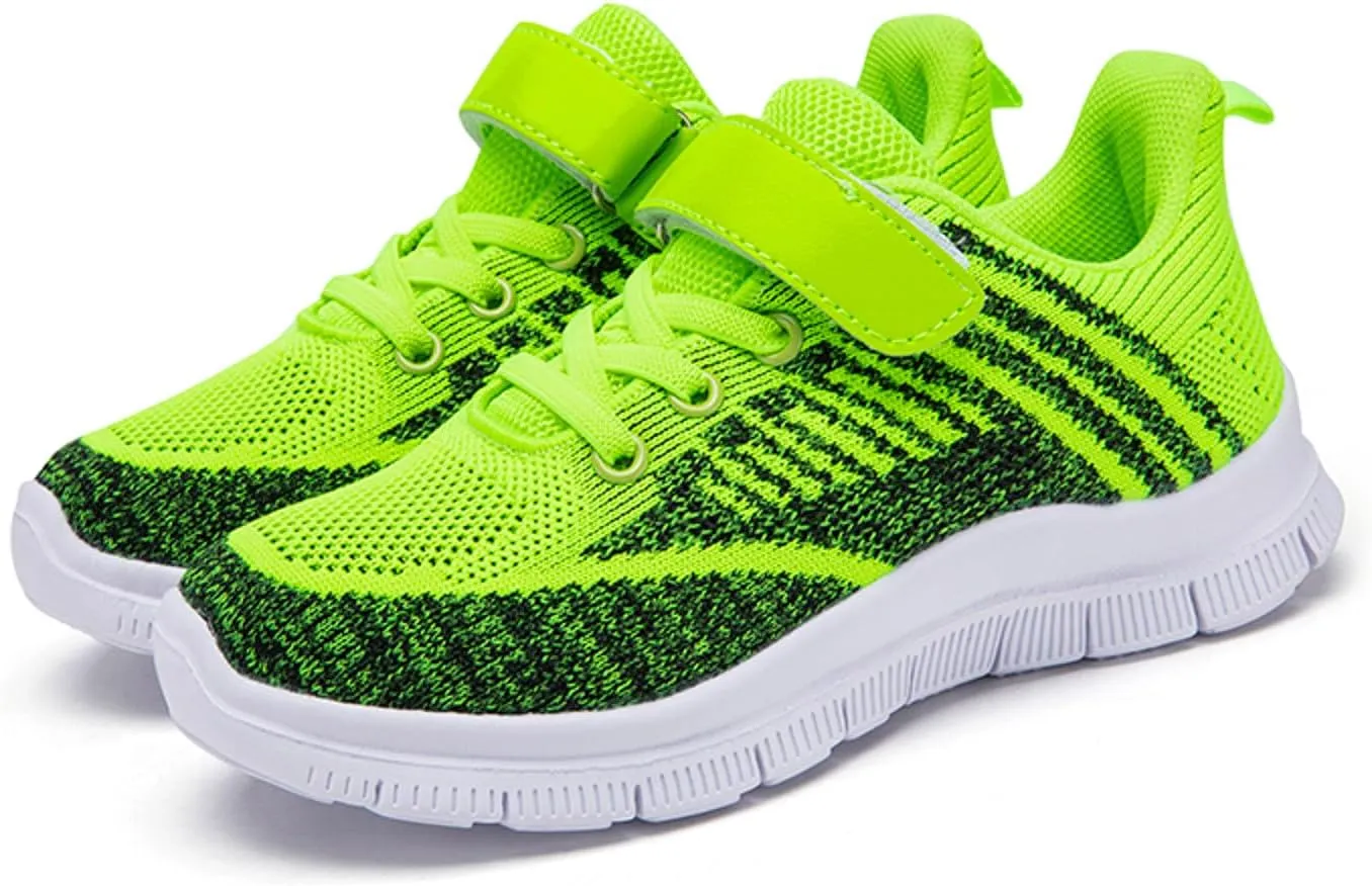 Toddler/Little Kid Sneakers for Boys Lightweight Breathable Sports Athletic Running Tennis Shoes Cute Girls Sneakers