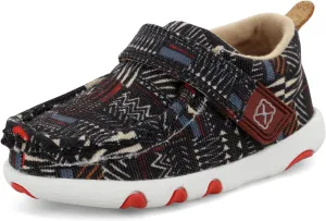 Twisted X Infant's Driving Moc, Moc Toe, Black Multi, 7 M