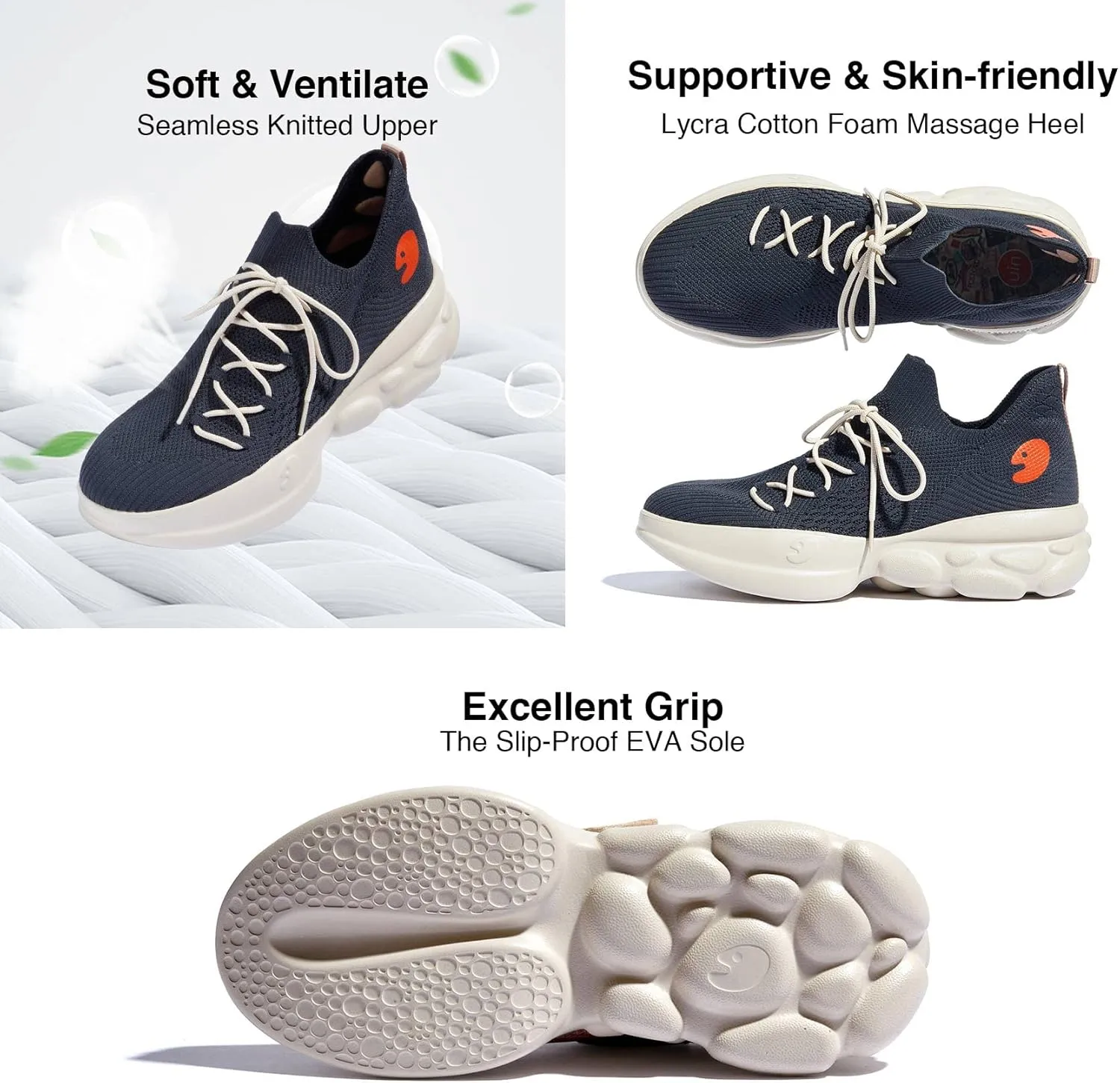 UIN Men's Chunky Fashion Sneakers Walking Casual Comfortable Art Painted Travel Designer Dad Shoes Ronda