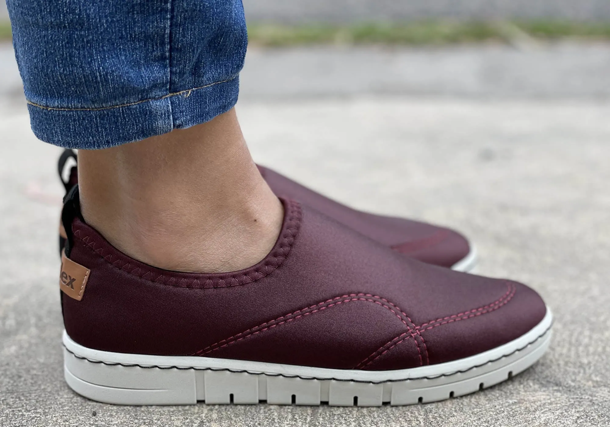Usaflex Lexi Womens Comfortable Cushioned Slip On Shoes Made In Brazil