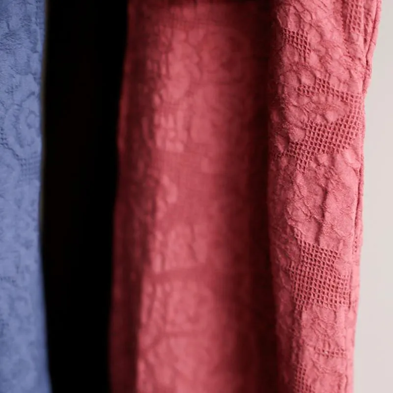 Vintage Sweetheart Jacquard Loose Dress  | Zen