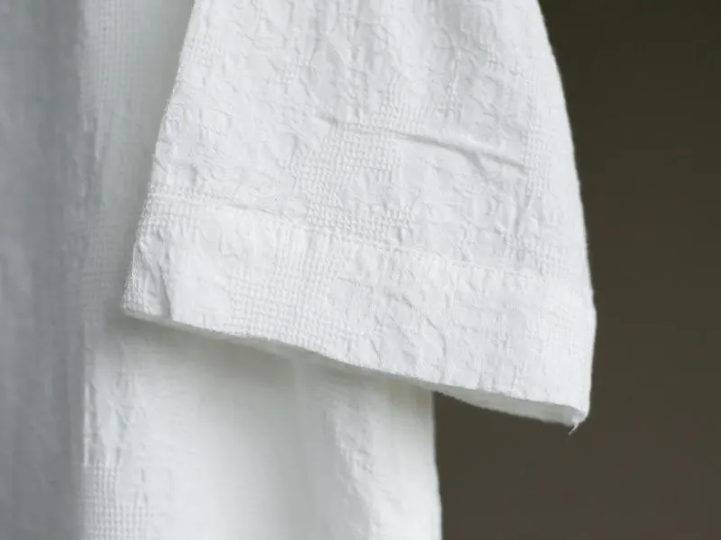 Vintage Sweetheart Jacquard Loose Dress  | Zen