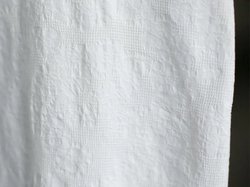Vintage Sweetheart Jacquard Loose Dress  | Zen