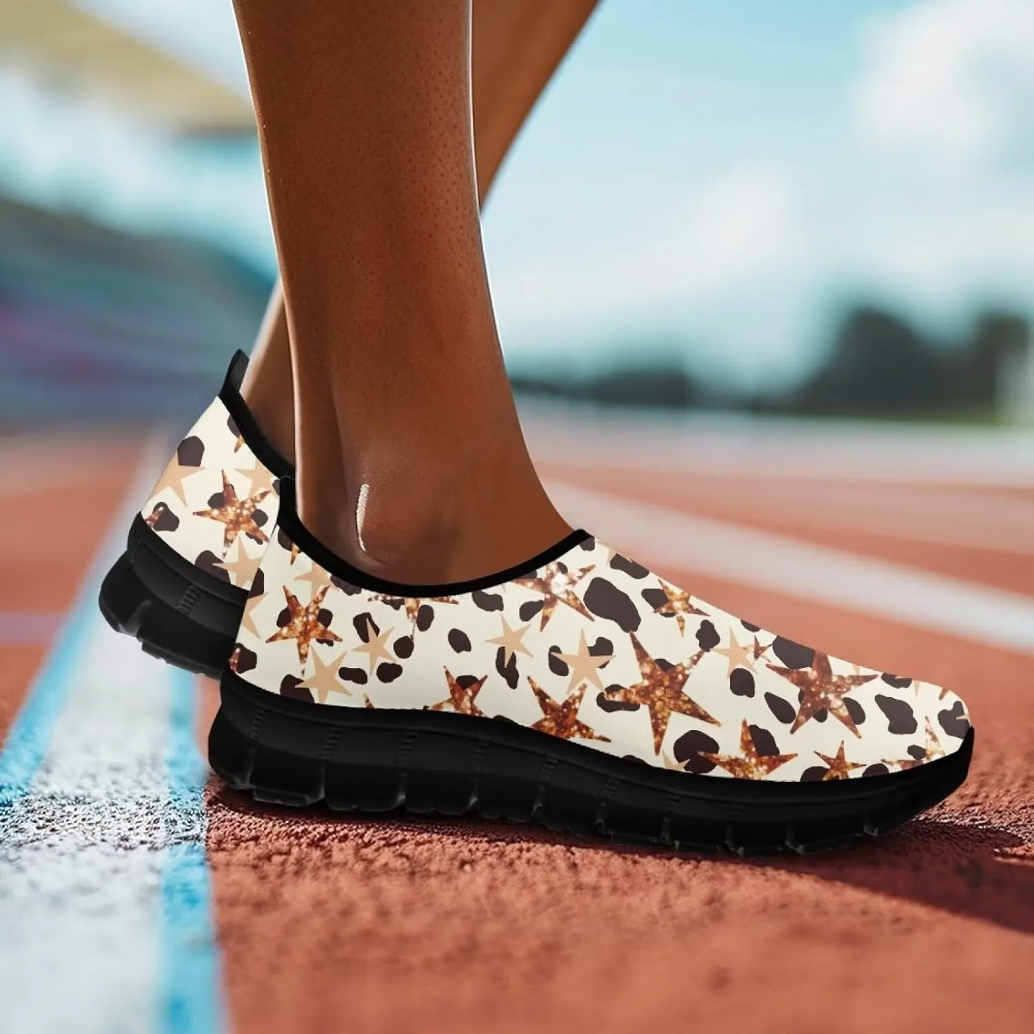Women's Sneaker Casual Cozy Non-Slip Low-Top Hiking Shoes Slip-On Lightweight Workout Yoga Exercise Running Sneaker for Women US 5.5-11.5